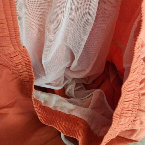 Onia Swim Board Trunks Shorts Men's XL Mesh Lined 7" Orange Beach - Picture 6 of 13